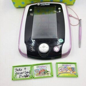 LeapFrog LeapPad Ultra Pink Learning Tablet 3 Games Pocketbook Case